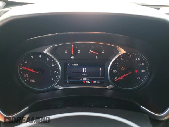 2021 Chevrolet Equinox LT with VIN 3GNAXKEV9ML316982, listed as a Copart auction lot 48827395 with 41,392 mi miles and Salvage Title. Bid and sale history available at DreamBid. Image 9.