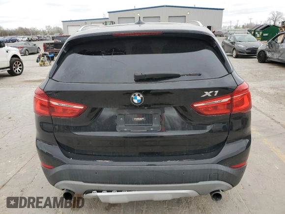 2017 BMW X1 xDrive28i with VIN WBXHT3C35H5F68752, listed as a Copart auction lot 49414675 with 114,308 mi miles and Clean Title. Bid and sale history available at carsss.com. Image 6.