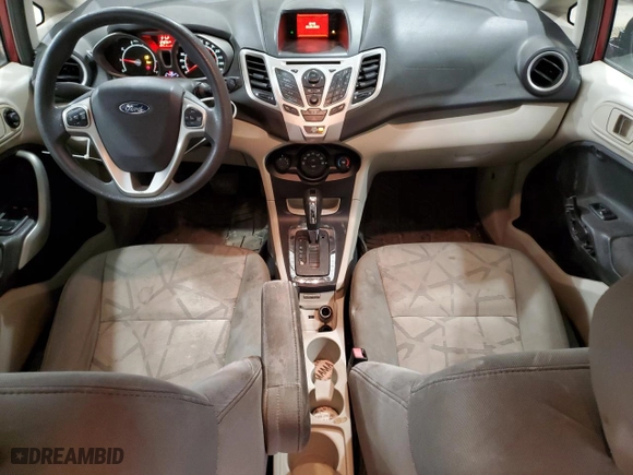 2013 Ford Fiesta SE with VIN 3FADP4BJ0DM215008, listed as a Copart auction lot 52017865 with 124,874 mi miles and Salvage Title. Bid and sale history available at carsss.com. Image 8.