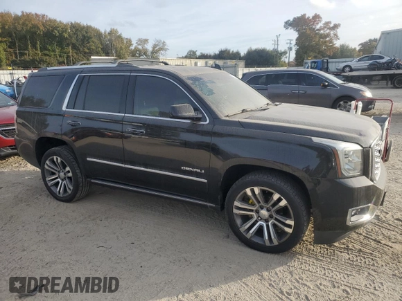 2018 GMC Yukon Denali with VIN 1GKS2CKJ6JR312982, listed as a Copart auction lot 79202324 with 134,348 mi miles and Salvage Title. Bid and sale history available at carsss.com. Image 4.