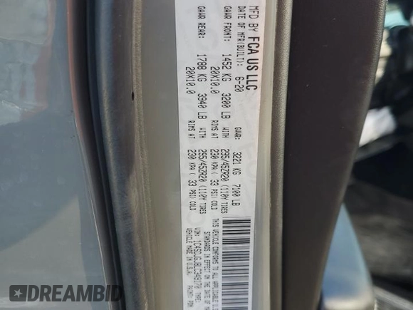 2020 Dodge Durango SRT with VIN 1C4SDJGJ8LC349170, listed as a Copart auction lot 72449564 with 73,045 mi miles and Salvage Title. Bid and sale history available at DreamBid. Image 13.