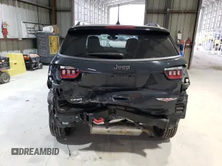 2018 Jeep Compass Trailhawk with VIN 3C4NJDDB4JT184997, listed as a Copart auction lot 48943005 with 119,778 mi miles and Salvage title. Bid and sale history available at DreamBid. Image 6.