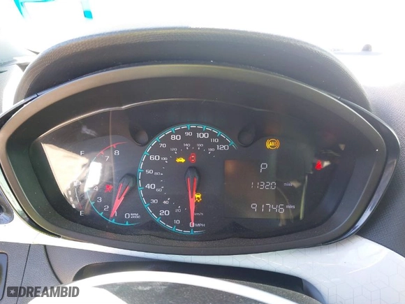 2017 Chevrolet Spark LT with VIN KL8CD6SA2HC828967, listed as a IAAI auction lot 41725591 with 91,746 mi miles. Bid and sale history available at carsss.com. Image 7.