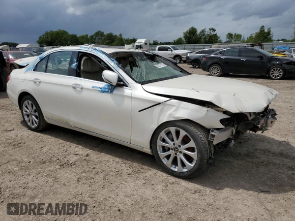 2017 Mercedes-Benz E with VIN WDDZF4JB0HA284884, listed as a Copart auction lot 55317155 with Not Provided miles and Salvage Title. Bid and sale history available at carsss.com. Image 4.