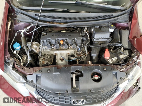 2015 Honda Civic LX with VIN 2HGFB2F50FH505934, listed as a Copart auction lot 56029315 with 66,355 mi miles and Salvage title. Bid and sale history available at DreamBid. Image 11.