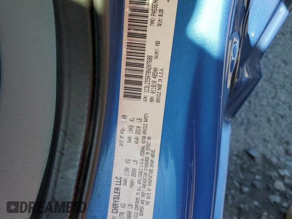 2008 Chrysler Sebring Touring with VIN 1C3LC55R78N207688, listed as a Copart auction lot 83446964 with 108,744 mi miles and Clean Title. Bid and sale history available at carsss.com. Image 12.
