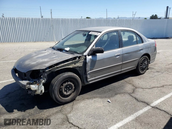 2004 Honda Civic LX z VIN 2HGES16514H613529, wystawiony jako Copart lot #56222275 z przebiegiem 120 134 mil mil oraz Szkoda całkowita • Salvage title. Historia ofert i sprzedaży dostępna na DreamBid. Obrazek 1.