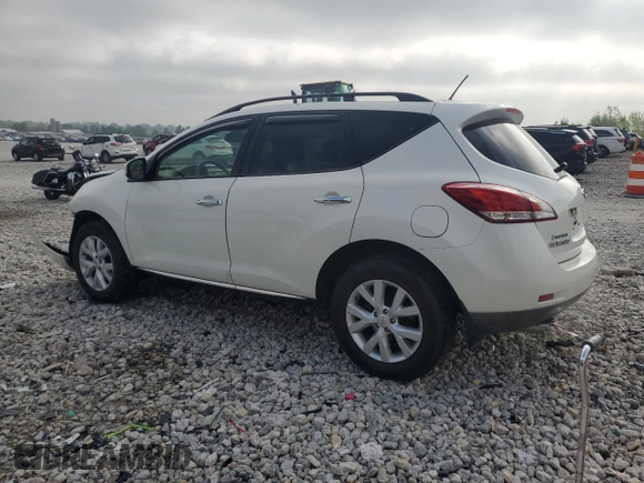 2013 Nissan Murano S with VIN JN8AZ1MW7DW323757, listed as a Copart auction lot 56728925 with 72,788 mi miles and Clean title. Bid and sale history available at DreamBid. Image 2.