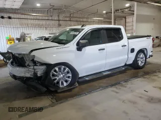 2019 Chevrolet Silverado 1500 Custom with VIN 3GCPYBEH2KG157495, listed as a Copart auction lot 54488295 with 77,899 mi miles and Salvage Title. Bid and sale history available at DreamBid. Image 1.