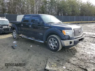 2012 Ford F-150 XL with VIN 1FTFW1ET2CKE11636, listed as a Copart auction lot 44037475 with 125,803 mi miles and Salvage Title. Bid and sale history available at carsss.com. Image 4.