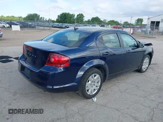 2014 Dodge Avenger SE with VIN 1C3CDZAB1EN111015, listed as a IAAI auction lot 42330669 with 82,265 mi miles and . Bid and sale history available at DreamBid. Image 4.