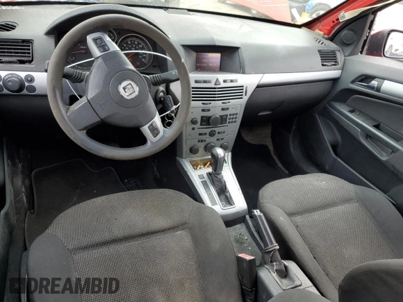 2008 Saturn Astra XR z VIN W08AT671185084379, wystawiony jako Copart lot #43828285 z przebiegiem 104 559 mil mil oraz Szkoda całkowita • Salvage title. Historia ofert i sprzedaży dostępna na DreamBid. Obrazek 8.