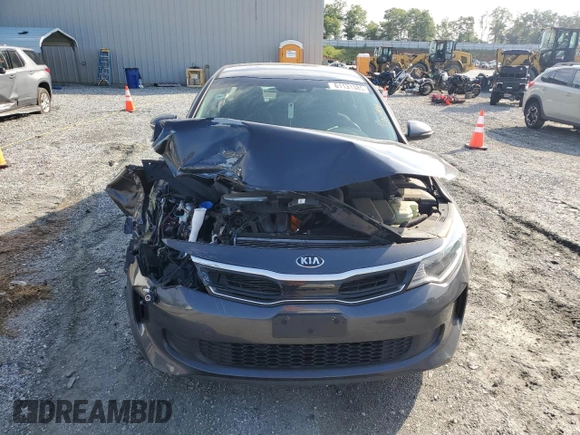 2017 Kia Optima with VIN KNAGT4LE3H5009100, listed as a Copart auction lot 61131385 with 46,381 mi miles and Salvage title. Bid and sale history available at DreamBid. Image 5.