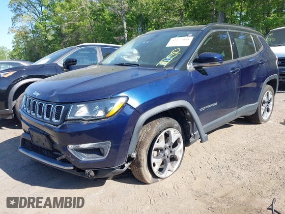 2019 Jeep Compass Limited with VIN 3C4NJDCB1KT680147, listed as a IAAI auction lot 42117481 with 132,743 mi miles and . Bid and sale history available at DreamBid. Image 2.