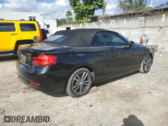 2019 BMW 2 Series 230i xDrive with VIN WBA2K1C53KVD42077, listed as a Copart auction lot 40792613 with 80,798 mi miles. Bid and sale history available at carsss.com. Image 3.