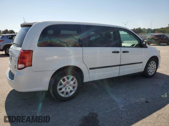 2014 Ram Cargo Van Tradesman with VIN 2C4JRGAG4ER346127, listed as a Copart auction lot 65166704 with 47,859 mi miles and Salvage Title. Bid and sale history available at carsss.com. Image 3.