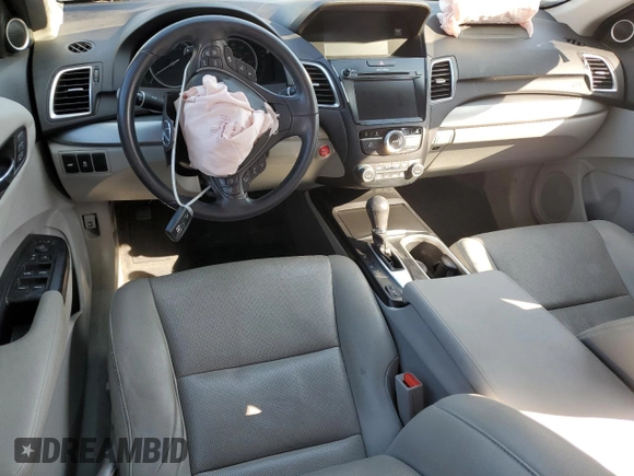 2016 Acura RDX Technology with VIN 5J8TB3H50GL002303, listed as a Copart auction lot 46504985 with 93,210 mi miles and Salvage Title. Bid and sale history available at DreamBid. Image 8.