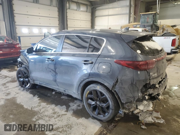 2022 Kia Sportage LX with VIN KNDPMCAC2N7965440, listed as a Copart auction lot 46082405 with 44,592 mi miles and Salvage Title. Bid and sale history available at DreamBid. Image 2.