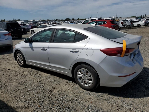 2017 Hyundai Elantra SE with VIN KMHD74LF9HU108458, listed as a Copart auction lot 52953525 with 111,985 mi miles and Salvage Title. Bid and sale history available at carsss.com. Image 2.