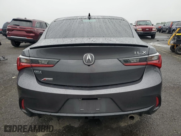2020 Acura ILX Premium with VIN 19UDE2F84LA008646, listed as a Copart auction lot 63190825 with Not provided miles and Salvage title. Bid and sale history available at DreamBid. Image 6.