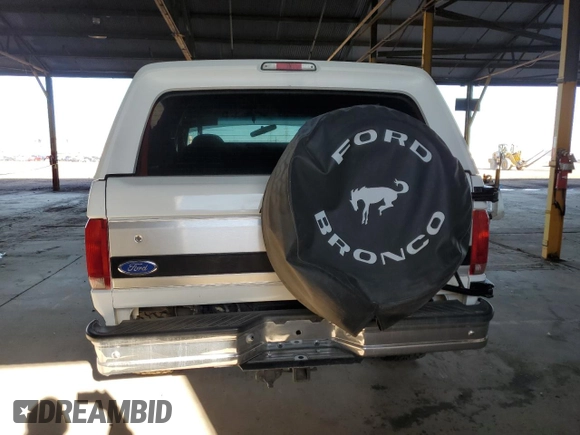 1993 Ford Bronco Custom with VIN 1FMEU15H4PLA36423, listed as a Copart auction lot 49184115 with 203,042 mi miles and Salvage Title. Bid and sale history available at carsss.com. Image 6.