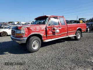 1994 Ford F-250 with VIN 1FTHX26F1RKB09056, listed as a Copart auction lot 73497694 with 0 mi miles and Salvage Title. Bid and sale history available at carsss.com. Image 1.