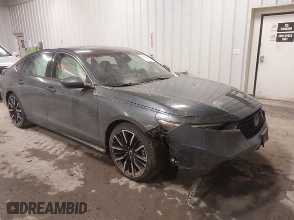 2023 Honda Accord Touring with VIN 1HGCY2F83PA030842, listed as a IAAI auction lot 41985611 with 39,728 mi miles and . Bid and sale history available at DreamBid. Image 1.