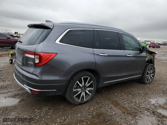 2019 Honda Pilot Touring 8-Passenger with VIN 5FNYF5H99KB043340, listed as a Copart auction lot 75853434 with 73,083 mi miles and Salvage Title. Bid and sale history available at carsss.com. Image 3.