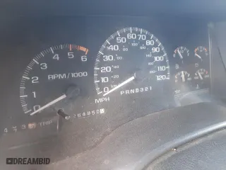 2000 GMC Denali with VIN 1GKEK13R6YR146253, listed as a Copart auction lot 44381765 with 264,950 mi miles and Salvage Title. Bid and sale history available at carsss.com. Image 9.