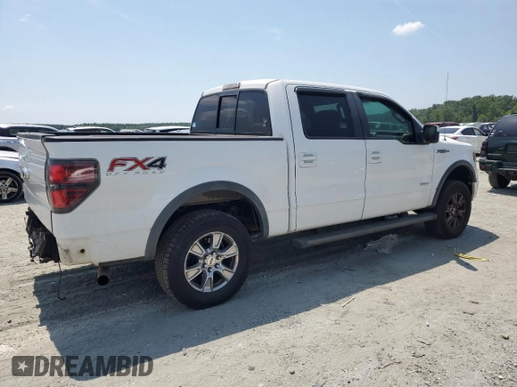 2012 Ford F-150 XL with VIN 1FTFW1ET8CFA98987, listed as a Copart auction lot 61752515 with 219,581 mi miles and Salvage title. Bid and sale history available at DreamBid. Image 3.