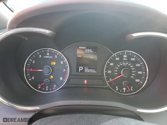 2016 Kia Forte LX with VIN KNAFK4A68G5615341, listed as a Copart auction lot 47040765 with 89,263 mi miles and Clean Title. Bid and sale history available at carsss.com. Image 9.
