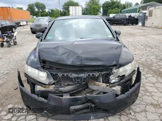 2011 Honda Civic LX with VIN 2HGFA1F53BH307727, listed as a Copart auction lot 57440754 with 153,689 mi miles and Salvage Title. Bid and sale history available at DreamBid. Image 5.