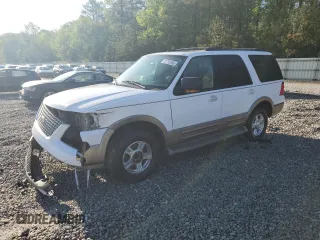 2004 Ford Expedition Eddie Bauer z VIN 1FMEU17W24LA46925, wystawiony jako Copart lot #52750065 z przebiegiem 203 079 mil mil oraz Szkoda całkowita • Salvage title. Historia ofert i sprzedaży dostępna na DreamBid. Obrazek 1.