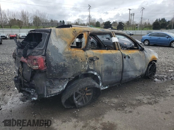 2015 Kia Sorento LX with VIN 5XYKTCA65FG594639, listed as a Copart auction lot 48934685 with Not Provided miles and Salvage Title. Bid and sale history available at DreamBid. Image 3.