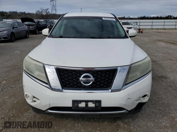 2013 Nissan Pathfinder S with VIN 5N1AR2MM6DC664306, listed as a Copart auction lot 45597835 with 176,144 mi miles and Clean Title. Bid and sale history available at carsss.com. Image 5.
