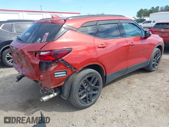 2021 Chevrolet Blazer LT z VIN 3GNKBHRS0MS559804, wystawiony jako IAAI lot #41684430 z przebiegiem 61 468 mil mil oraz . Historia ofert i sprzedaży dostępna na DreamBid. Obrazek 4.