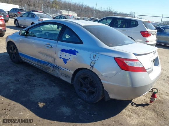 2008 Honda Civic Cpe EX-L with VIN 2HGFG12998H501422, listed as a IAAI auction lot 41645328 with 231,418 mi miles. Bid and sale history available at carsss.com. Image 3.
