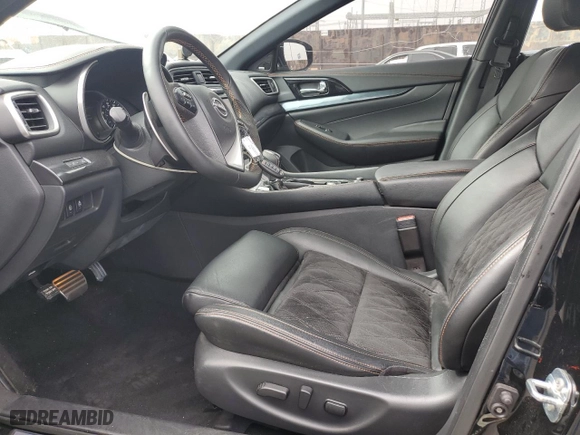 2023 Nissan Maxima SR with VIN 1N4AA6EV1PC505083, listed as a Copart auction lot 43743015 with 23,834 mi miles and Salvage Title. Bid and sale history available at carsss.com. Image 7.