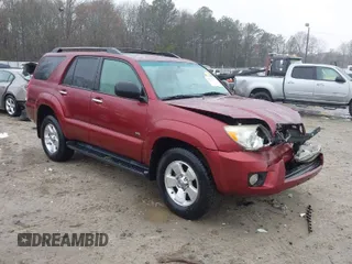 2008 Toyota 4Runner SR5 with VIN JTEZU14R78K004536, listed as a IAAI auction lot 41542110 with 219,297 mi miles. Bid and sale history available at carsss.com. Image 1.