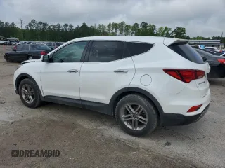 2018 Hyundai Santa Fe 2.4L with VIN 5NMZT3LB6JH078152, listed as a Copart auction lot 54418675 with 121,455 mi miles and Salvage title. Bid and sale history available at DreamBid. Image 2.
