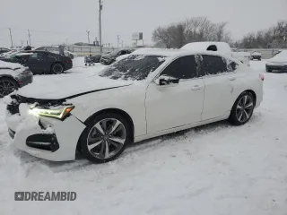 2021 Acura TLX w/Advance Package with VIN 19UUB5F66MA000607, listed as a Copart auction lot 88198685 with 50,315 mi miles and Salvage Title. Bid and sale history available at carsss.com. Image 1.