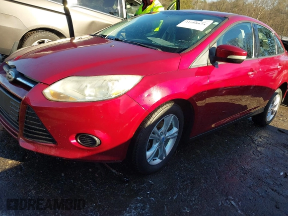 2013 Ford Focus SE with VIN 1FADP3F29DL198501, listed as a IAAI auction lot 41208674 with 45,509 mi miles and . Bid and sale history available at DreamBid. Image 2.