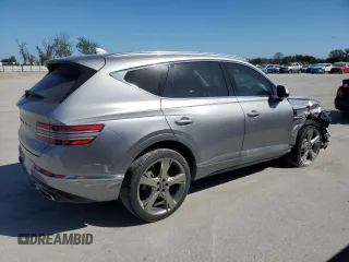 2024 Genesis GV80 with VIN KMUHBDSB2RU180331, listed as a Copart auction lot 47496805 with 40,809 mi miles and Clean Title. Bid and sale history available at DreamBid. Image 3.
