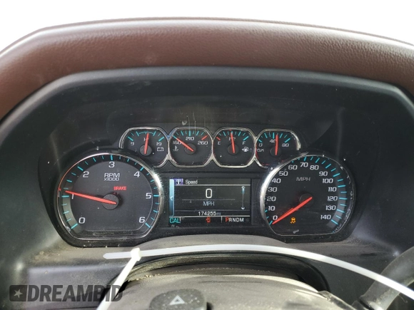 2016 Chevrolet Silverado 1500 High Country with VIN 3GCUKTEC8GG194265, listed as a Copart auction lot 50376085 with 174,255 mi miles and Salvage Title. Bid and sale history available at DreamBid. Image 9.