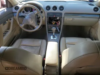 2005 Audi A4 1.8T with VIN WAUAC48H45K010925, listed as a Copart auction lot 42209355 with 124,129 mi miles and Salvage Title. Bid and sale history available at carsss.com. Image 8.