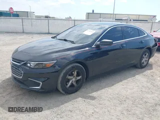 2018 Chevrolet Malibu LS with VIN 1G1ZB5STXJF242615, listed as a IAAI auction lot 41797392 with 136,545 mi miles and . Bid and sale history available at DreamBid. Image 2.