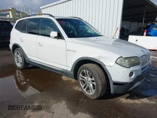 2008 BMW X3 3.0si with VIN WBXPC93408WJ16481, listed as a IAAI auction lot 41896574 with 150,800 mi miles. Bid and sale history available at carsss.com. Image 1.