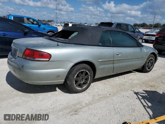 2005 Chrysler Sebring z VIN 1C3EL45R35N625521, wystawiony jako Copart lot #78473704 z przebiegiem Nie podano mil oraz Szkoda całkowita • Salvage title. Historia ofert i sprzedaży dostępna na DreamBid. Obrazek 3.