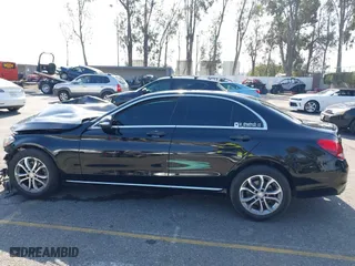 2015 Mercedes-Benz C-Class C 300 with VIN 55SWF4JB9FU058522, listed as a IAAI auction lot 41446546 with 1 mi miles. Bid and sale history available at carsss.com. Image 13.