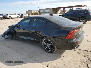 2019 Volvo S60 R-Design with VIN 7JRA22TMXKG014041, listed as a Copart auction lot 48345394 with 42,319 mi miles and Salvage Title. Bid and sale history available at carsss.com. Image 2.